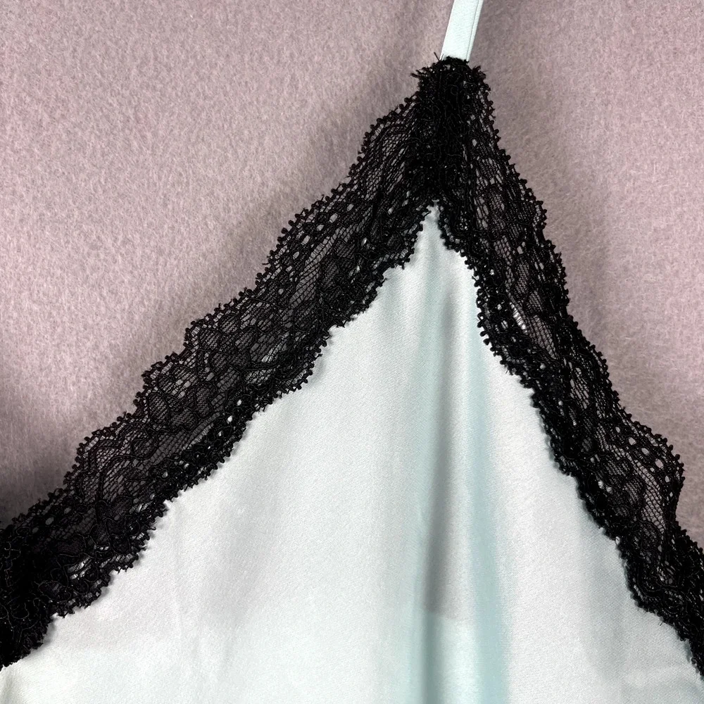 Kate Spade Satin Lingerie Romper Womens Medium Lace‎ Trim Fairy Dainty Delicate